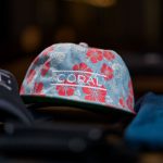 Coral Floral Hat